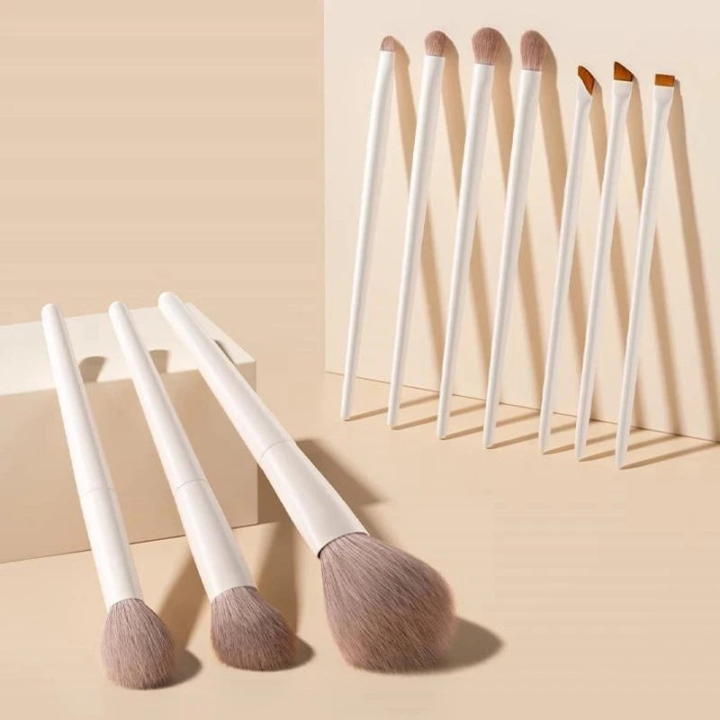12PCS Makeup Brush Set Foundation Concealer Powder Eyeshadow Blush Brush Kabuki Blending Cosmetic Beauty Tool for Face