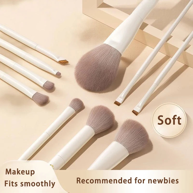12PCS Makeup Brush Set Foundation Concealer Powder Eyeshadow Blush Brush Kabuki Blending Cosmetic Beauty Tool for Face